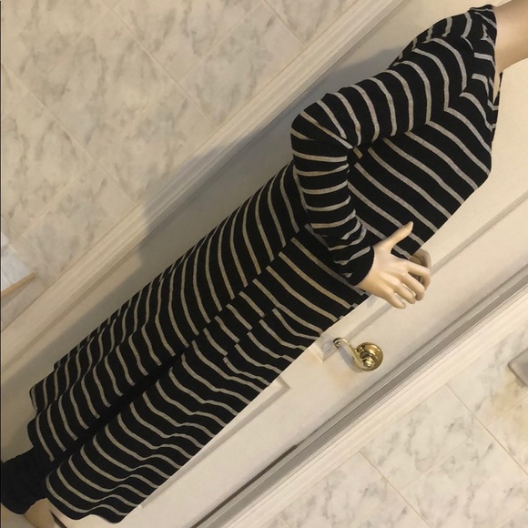 LAST 1! BLACK & GREY KNIT DUSTER/ CARDIGAN - Picture 6 of 8